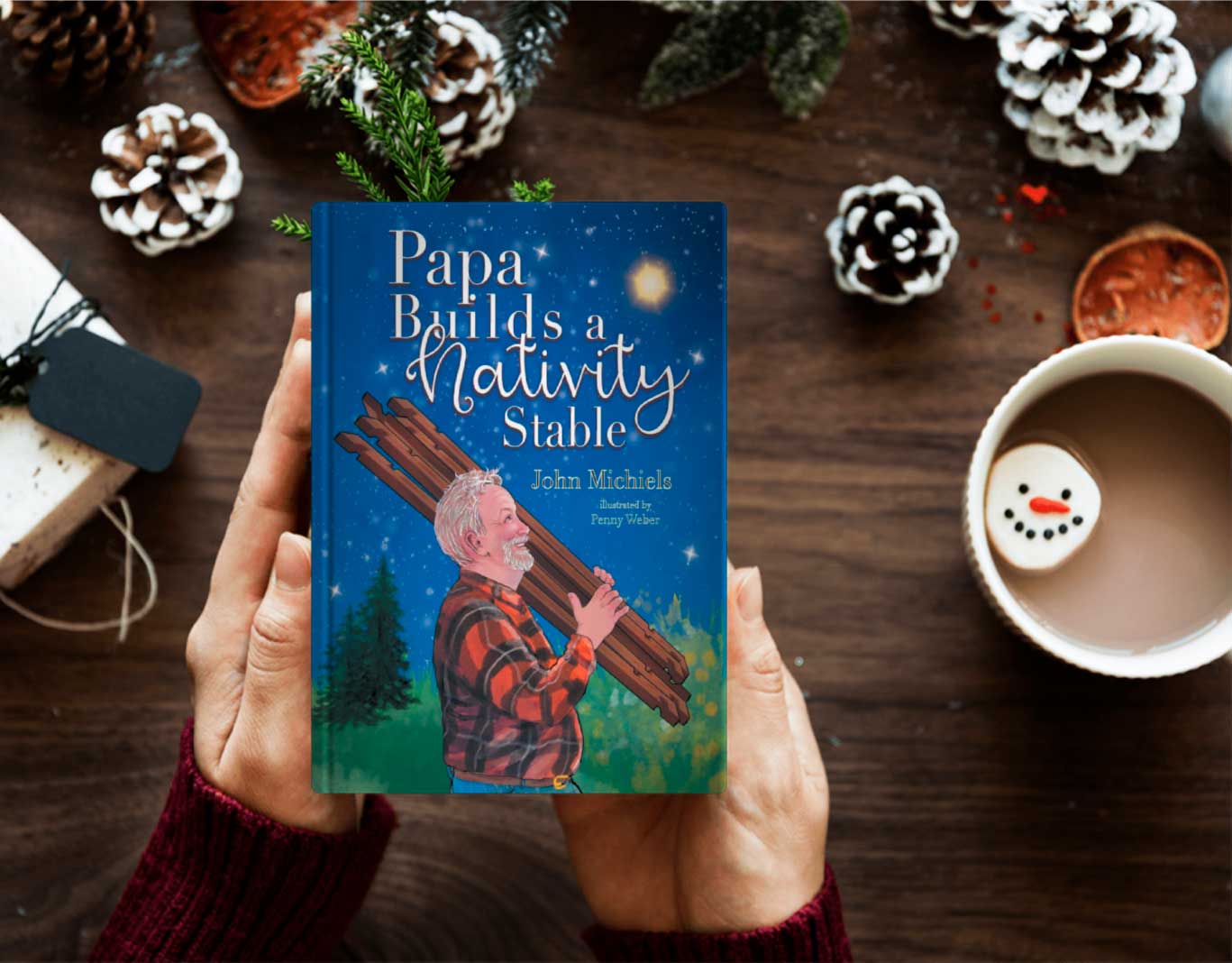 Papa Builds A Nativity Stable by John Michiels Juvenile Fiction