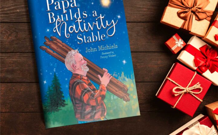 Papa Builds A Nativity Stable by John Michiels Juvenile Fiction