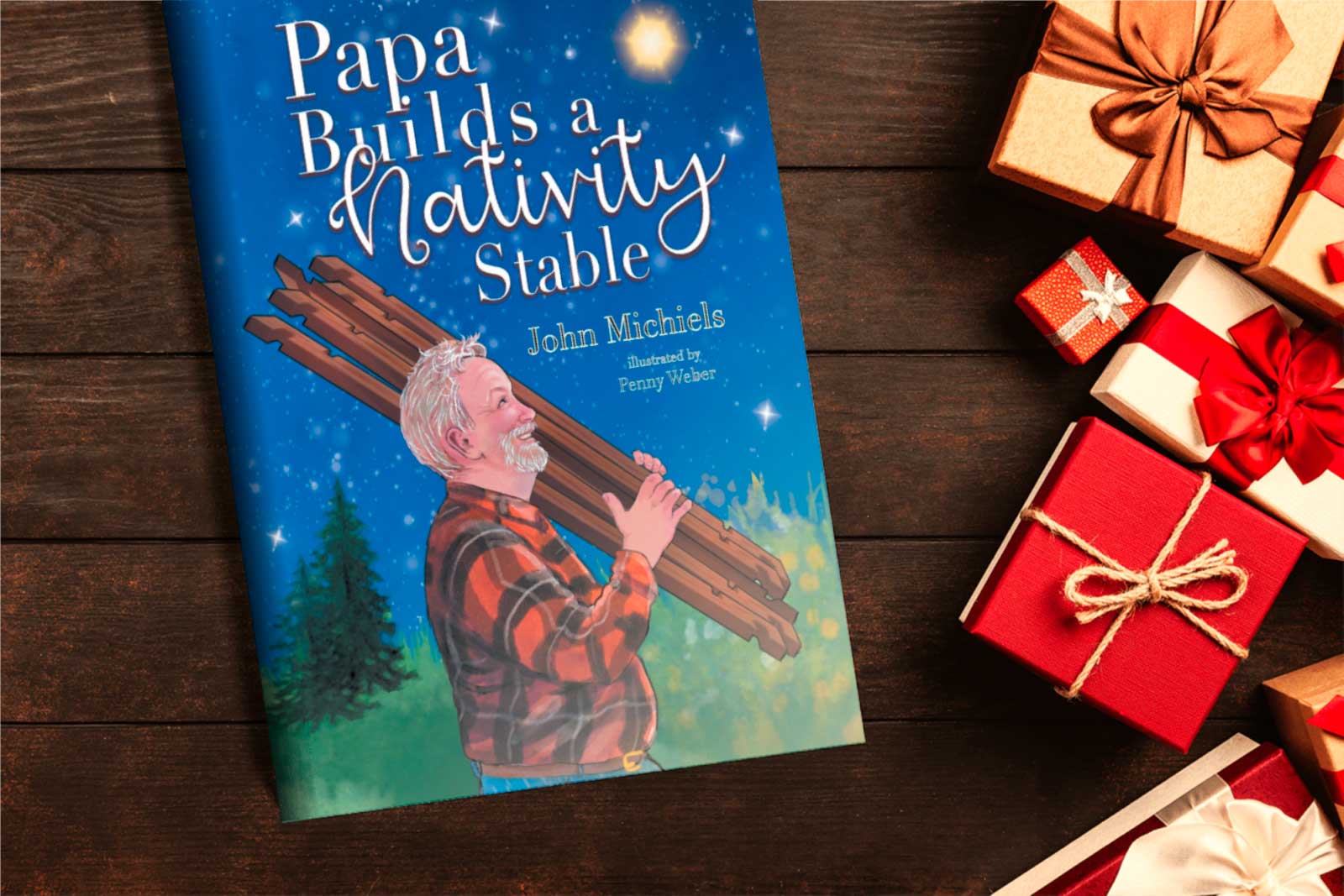 Papa Builds A Nativity Stable by John Michiels Juvenile Fiction